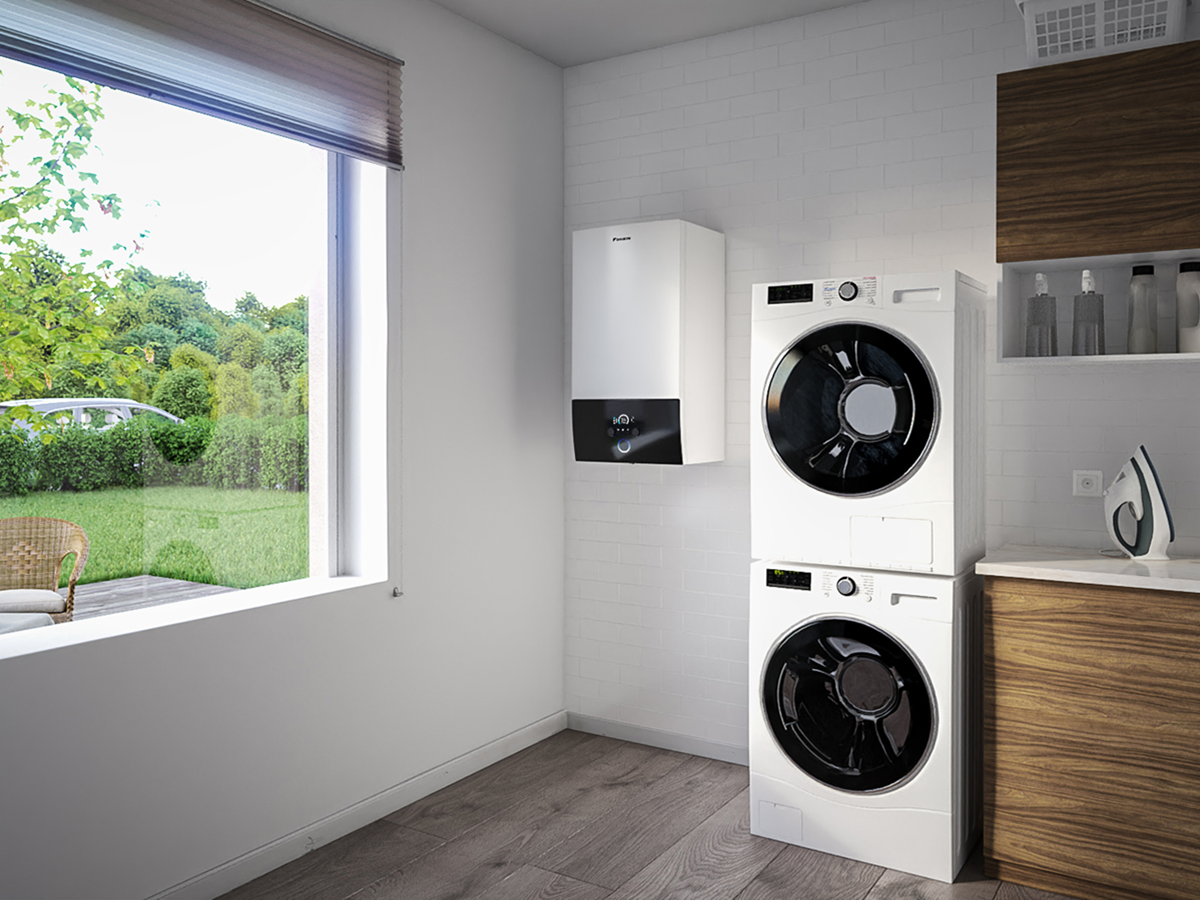 Bile av luft-vann løsning.